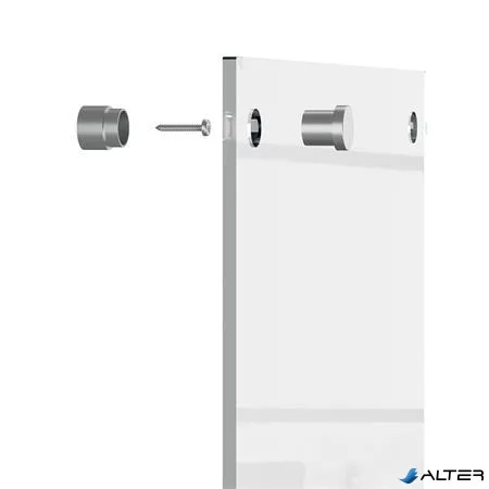 Emlékeztetőtábla, akril, fali, 30x30 cm, NOBO "Home", átlátszó