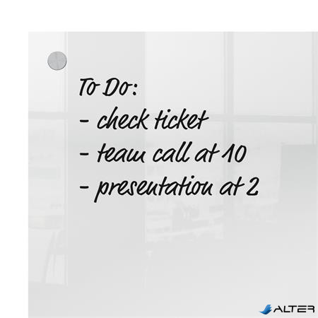 Emlékeztetőtábla, akril, fali, 60x45 cm, NOBO "Home", átlátszó