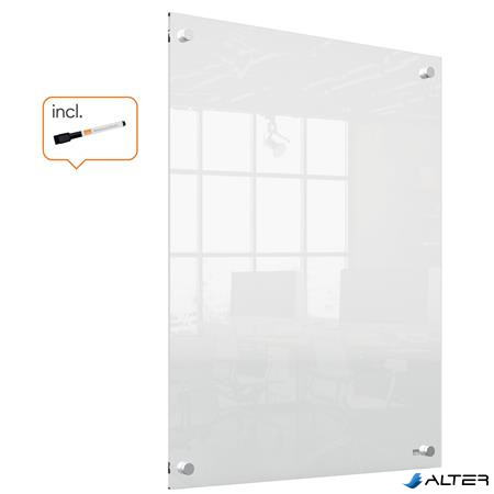 Emlékeztetőtábla, akril, fali, 60x45 cm, NOBO "Home", átlátszó