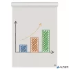 Flipchart papír, kétoldalas, sima/kockás, 580X810mm, 50 lap, NOBO