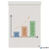 Flipchart papír, kétoldalas, sima/kockás, 580X810mm, 50 lap, NOBO
