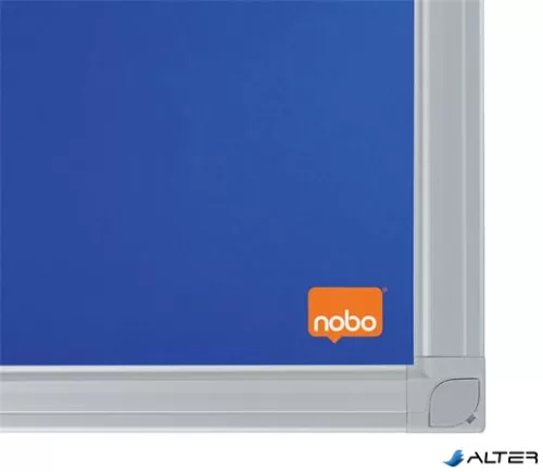 Üzenőtábla, aluminium keret, 60x45 cm, NOBO 'Essentials', kék
