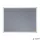 Üzenőtábla, alumínium keret, 60x45 cm, NOBO 'Essentials', szürke