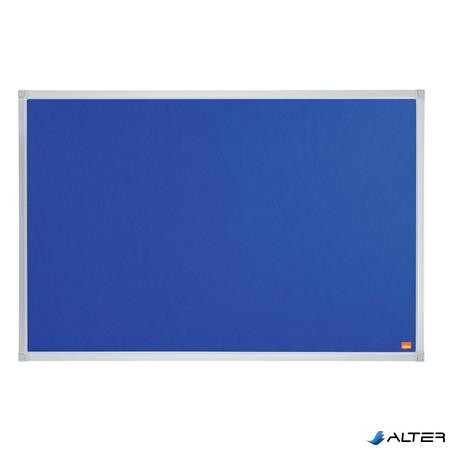 Üzenőtábla, alumínium keret, 90x60 cm, NOBO "Essentials", kék