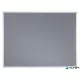 Üzenőtábla, alumínium keret, 120x90 cm, NOBO 'Essentials', szürke