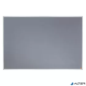   Üzenőtábla, alumínium keret, 180x120 cm, NOBO "Essentials", szürke