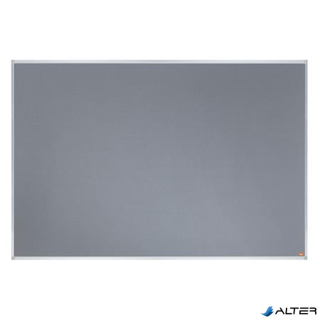 Üzenőtábla, alumínium keret, 180x120 cm, NOBO "Essentials", szürke