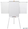 Flipchart tábla, mágneses felület, 2 db segédkarral, NOBO "Essentials", fehér