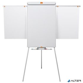   Flipchart tábla, mágneses felület, 2 db segédkarral, NOBO "Essentials", fehér