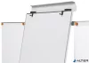 Flipchart tábla, mágneses felület, 2 db segédkarral, NOBO "Essentials", fehér