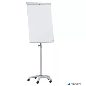   Flipchart tábla, mobil, mágneses felület, 68x100,5 cm, NOBO "Essentials", fehér