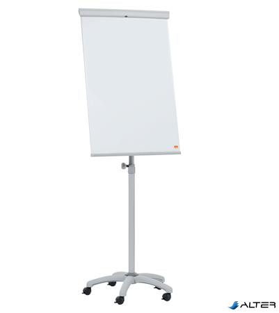 Flipchart tábla, mobil, mágneses felület, NOBO "Essentials", fehér