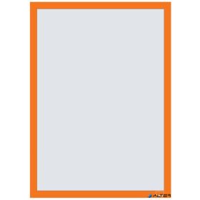   Posztertábla, fali, A3 méret, műanyag keret, 2 db, NOBO, narancs
