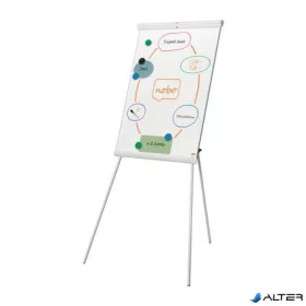   Flipchart tábla, mágneses felület, 70x100 cm, NOBO "Premium Plus", fehér