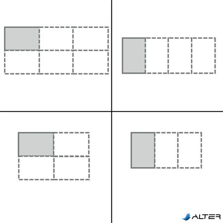 Fehértábla, mágneses, 90x60 cm, keret nélkül, NOBO 'Infinity'