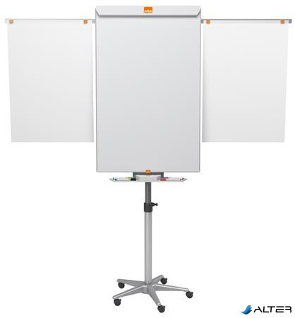 Flipchart tábla, mobil, mágneses felület, 2 db segédkarral, NOBO
