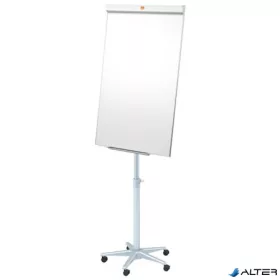   Flipchart tábla, mobil,  mágneses felület, 70x200 cm, NOBO "Impression Pro", fehér