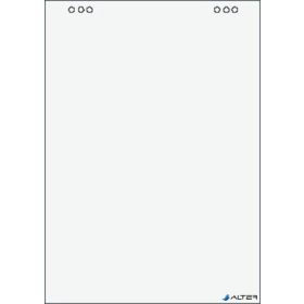 Flipchart papír, sima, 68x98 cm, 5x20 lap, VICTORIA