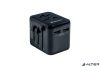 Utazó adapter, univerzális, 2xUSB, VERBATIM "UTA-01"
