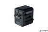 Utazó adapter, univerzális, 2xUSB, VERBATIM "UTA-01"