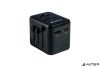 Utazó adapter, univerzális, USB-A(QC 3.0)/USB-C(PD20W)2xUSB, VERBATIM "UTA-02"