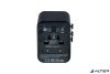 Utazó adapter, univerzális, USB-A(QC 3.0)/USB-C(PD20W)2xUSB, VERBATIM "UTA-02"