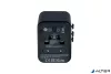 Utazóadapter, univerzális, USB-A(QC 3.0)/USB-C(PD20W)2xUSB, VERBATIM 'UTA-02'