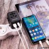 Utazóadapter, univerzális, USB-A(QC 3.0)/USB-C(PD20W)2xUSB, VERBATIM "UTA-02"