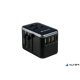 Utazó adapter, univerzális, USB-A(QC 3.0)/USB-C(PD61W)2xUSB, VERBATIM "UTA-04"