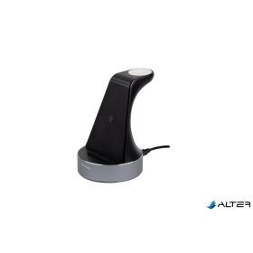   Töltőállvány, 2-az-1-ben, MFi (Apple) vagy Qi töltés, VERBATIM 'WCS-01'