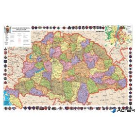   Könyökalátét, kétoldalas, STIEFEL "Magyar Szent Korona országai/Történeti emlékek"