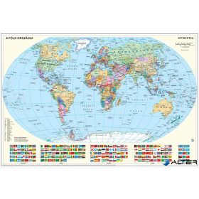   Könyökalátét, kétoldalas, STIEFEL "Föld országai/Gyermek-világtérkép"