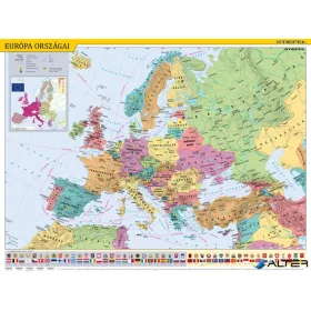   Könyökalátét, kétoldalas, STIEFEL, 'Európa országai/Európa gyerektérkép'