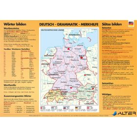   Könyökalátét, kétoldalas, A3, STIEFEL "Wörter- und Sätze bilden//Wortarten"