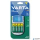 Elemtöltő, AA ceruza/AAA mikro, 4x2600 mAh AA, LCD kijelző, 12V USB, VARTA
