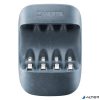 Elemtöltő, AA ceruza/AAA mikro, 4x2100 mAh, VARTA"ECO"