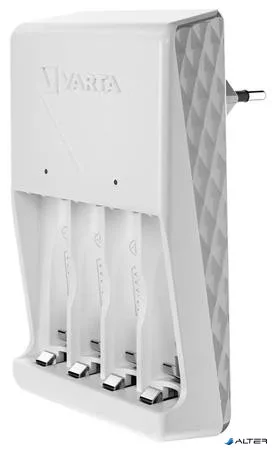 Elemtöltő, AA/AAA, 4x2100 mAh AA, VARTA "Plug"