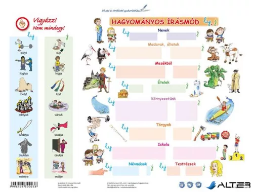 Tanulói munkalap, A4, STIEFEL "Hagyományos írásmód"