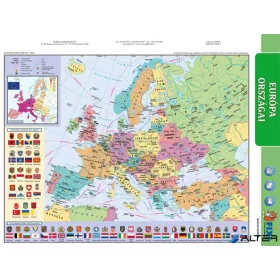   Tanulói munkalap, A4, STIEFEL "Európa közigazgatása / Európa domborzata"
