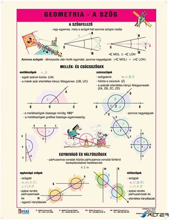 Tanulói munkalap, A4, STIEFEL "Geometria -a szög"
