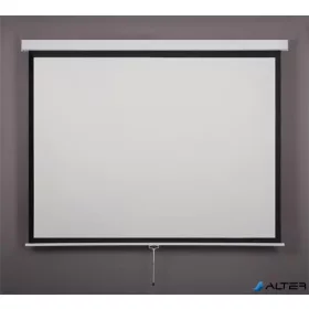   Vetítővászon, fali, rolós, 1:1, 200x200cm, VICTORIA VISUAL