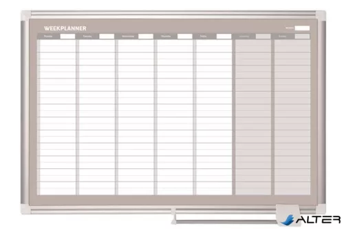 Heti tervezőtábla, mágneses, 90x60 cm, VICTORIA VISUAL