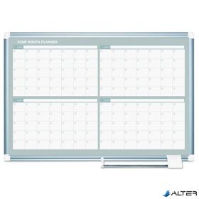   Négy havi tervezőtábla, mágneses, 90x60 cm, VICTORIA VISUAL