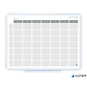 Heti tervezőtábla, mágneses, 45x60 cm