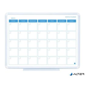 Havi tervezőtábla, mágneses, 45x60 cm