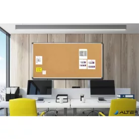 Parafatábla, 120x240 cm, alumínium keret, VICTORIA VISUAL