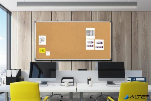 Parafatábla, 120x240 cm, alumínium keret, VICTORIA VISUAL