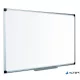 Fehértábla, zománcozott, mágneses, matt, 120x240 cm, alumínium keret VICTORIA VISUAL