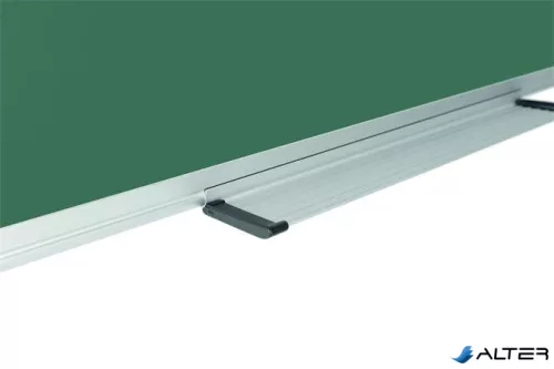 Krétás tábla, zöld felület, nem mágneses, 120x240 cm, alumínium keret