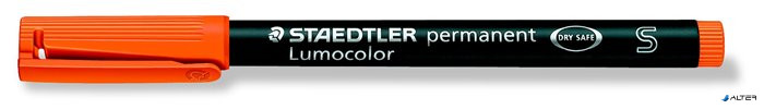 Alkoholos marker, OHP, 0,4 mm, STAEDTLER "Lumocolor® 313 S", narancssárga